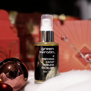 Green Keratin Visage 50ml Precious Cacay Timeless Elixir Nourrissant pour le Visage