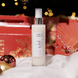 Green Keratin Visage 100ml VITAMINE C ELMW - Sérum à l'acide hyaluronique pour le visage, Original